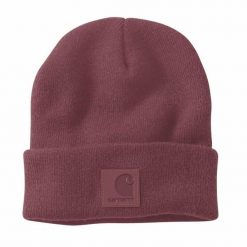 Czapka zimowa Carhartt Black Label Watch Hat. Czerwone czapki damskie Carhartt, na zimę, bez wzorów. Za 91.00 zł.