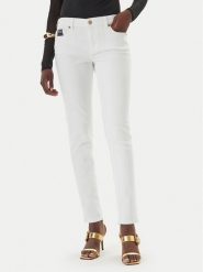 Versace Jeans Couture Jeansy 80HAB5K1 CEWCA Biały Skinny Fit. Białe jeansy damskie Versace Jeans Couture, bez wzorów, z bawełny. Za 919.99 zł.