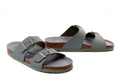 DR. BRINKMANN 700563-07 khaki, klapki damskie. Zielone klapki damskie Dr. Brinkmann, na lato, bez wzorów, bez obcasa, bez zapięcia. Za 157.17 zł.