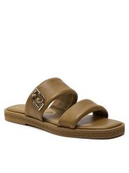 Liu Jo Klapki Iman 01 SA4113 P0062 Beżowy. Brązowe klapki damskie Liu Jo, bez wzorów, ze skóry, bez obcasa, bez zapięcia. Za 479.99 zł.