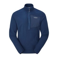 Bluza męska Rab Tecton Pull-On. Niebieskie bluzy męskie RAB, m, bez wzorów, bez ramiączek, bez kaptura. Za 329.99 zł.