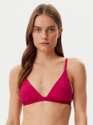 Tommy Hilfiger Góra od bikini UW0UW05801 Różowy. Czerwone bikini Tommy Hilfiger, bez wzorów, z syntetyku. Za 129.99 zł.
