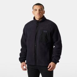 Kurtka z dresu Helly Hansen Panorama Pile Snap. Fioletowe kurtki sportowe męskie Helly Hansen, m, bez wzorów, z dresówki, bez kaptura. Za 595.50 zł.
