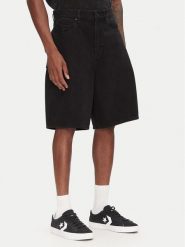 Volcom Szorty jeansowe Billow A2012200 Czarny Relaxed Fit. Czarne szorty męskie Volcom, bez wzorów, z bawełny. Za 219.99 zł.