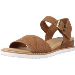 Sandały SKECHERS DESERT KISS SEREND Brązowy. Brązowe sandały damskie Skechers, bez wzorów, z tkaniny, bez obcasa, bez zapięcia. Za 206.99 zł.