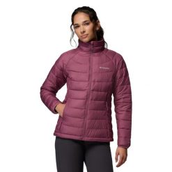 Kurtka sportowa damska Powder Lite II Full Zip Jacket. Czerwone kurtki sportowe damskie Columbia, xl, bez wzorów, z materiału, bez ramiączek, bez kaptura, trekkingowe. Za 469.99 zł.