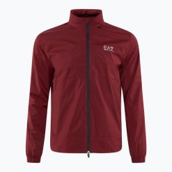 Kurtka męska EA7 Emporio Armani Golf Pro Windbreaker. Czerwone kurtki męskie EA7 Emporio Armani, m, bez wzorów, z elastanu, eleganckie, bez kołnierzyka, bez ramiączek. Za 819.99 zł.