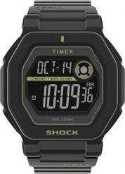 Zegarek Timex Zegarek Timex TW2V59800 Command Shock Męski Czarny. Czarne zegarki męskie Timex, bez wzorów. Za 342.00 zł.