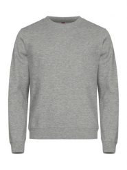 Clique Basic Roundneck bluza unisex szary melanż – grey melange. Szare bluzy damskie CLIQUE, xl, bez wzorów, z bawełny, bez ramiączek, bez kaptura. Za 158.26 zł.