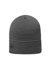 Czapka wełniana Buff Lightweight Merino Wool Hat. Szare czapki damskie Buff, bez wzorów, z materiału. Za 99.99 zł.