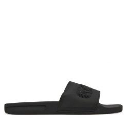 Klapki Quiksilver. Czarne klapki męskie Quiksilver, bez wzorów, bez zapięcia. Za 159.99 zł.