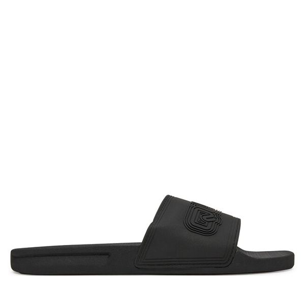 Klapki Quiksilver. Czarne klapki męskie Quiksilver, bez wzorów, bez zapięcia. Za 159.99 zł.