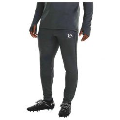 Spodnie piłkarskie męskie Under Armour Challenger Train. Szare spodnie sportowe męskie Under Armour, m, bez wzorów, z dresówki, do piłki nożnej. Za 179.99 zł.