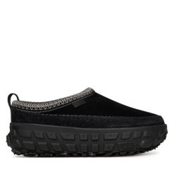 Klapki Ugg. Czarne klapki męskie UGG, bez wzorów, bez zapięcia. Za 589.99 zł.
