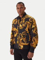 Versace Jeans Couture Kurtka bomber 80GAS4D7 CQ25D Czarny Regular Fit. Czarne kurtki męskie Versace Jeans Couture, m, bez wzorów, z jeansu, bez kaptura. Za 2,169.00 zł.