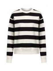 Marie Lund Bluza damska Kobiety Bawełna czarny|biały w paski, M. Białe bluzy damskie Marie Lund, m, bez wzorów, z bawełny, bez ramiączek, bez kaptura. Za 139.95 zł.