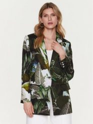 Guess Marynarka Brooke W3GN62 WCWA0 Kolorowy Regular Fit. Marynarki i żakiety damskie Guess, z aplikacjami, ze lnu, bez kołnierzyka, bez ramiączek. Za 579.99 zł.