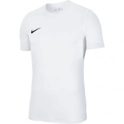 Koszulka Z Krótkim Rękawem Unisex Dla Dorosłych Dry Park VII. Białe bluzki damskie Nike, m, bez wzorów, sportowe, bez kołnierzyka, bez ramiączek. Za 117.99 zł.