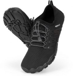 Springos Buty do wody męskie rozm. 42 szybkoschnące buty na plażę, do pływania czarne UNIWERSALNY. Czarne buty sportowe męskie Springos, bez wzorów, bez zapięcia, do pływania. Za 51.93 zł.