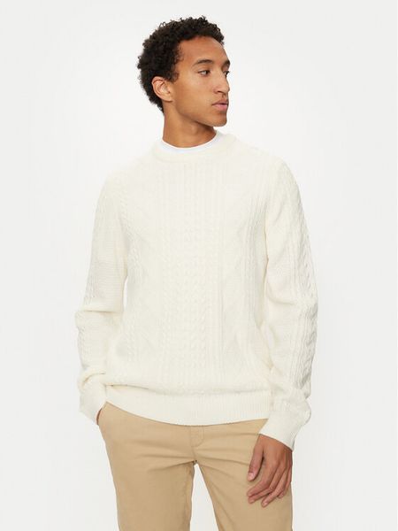 U.S. Polo Assn. Sweter MUP2808 Écru Regular Fit. Swetry męskie U.S. Polo Assn., m, bez wzorów, z syntetyku, bez kołnierzyka, bez ramiączek. Za 179.99 zł.