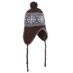 Czapka zimowa ASPEN uszatka brązowa CHIEMSEE CH-001-BR. Brązowe czapki damskie na zimę, bez wzorów. Za 14.99 zł.