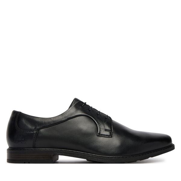 Półbuty Josef Seibel. Czarne buty wizytowe męskie Josef Seibel, bez wzorów, bez obcasa, bez zapięcia. Za 359.99 zł.