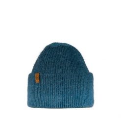 Czapka zimowa wywijana BUFF Knitted Beanie Marin. Niebieskie czapki damskie Buff, na zimę, bez wzorów. Za 116.99 zł.