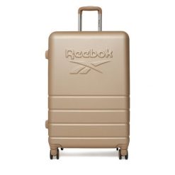 Walizka duża Reebok. Brązowe walizki damskie Reebok, bez wzorów, duże. Za 299.99 zł.