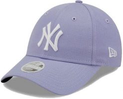 Czapka damska NEW ERA z daszkiem NYY League 9FORTY fioletowa. Fioletowe czapki damskie New Era, bez wzorów. Za 120.96 zł.