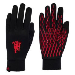 Rękawice Manchester United Home Fieldplayer. Czarne rękawiczki damskie Adidas, bez wzorów. Za 195.50 zł.