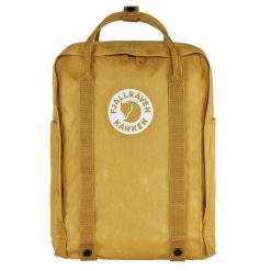 Plecak szkolny Tree-Kanken. Żółte plecaki męskie Fjällräven, bez wzorów, sportowe. W wyprzedaży za 458.95 zł.