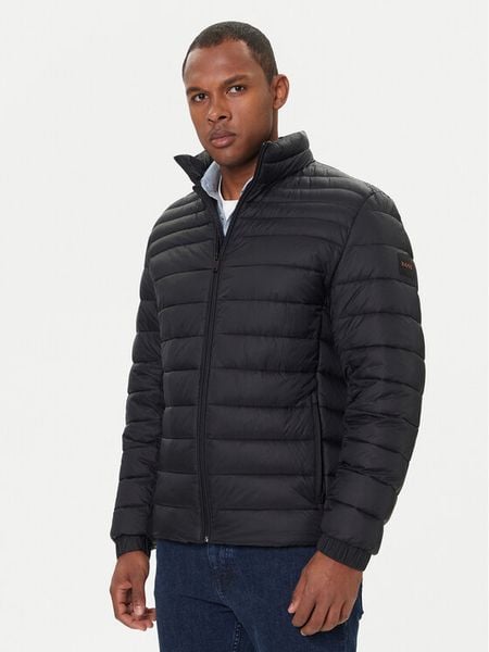 BOSS Kurtka zimowa Oden2 50549252 Czarny Slim Fit. Czarne kurtki męskie Boss, na zimę, m, bez wzorów, z syntetyku, bez kaptura. Za 699.99 zł.