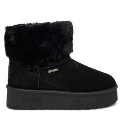 Śniegowce Big Star Shoes. Czarne śniegowce damskie BIG STAR SHOES, bez zapięcia. Za 129.99 zł.