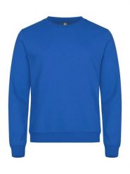 Clique Basic Roundneck blu królewski bluza unisex – royal blue. Niebieskie bluzy damskie CLIQUE, xs, bez wzorów, z bawełny, bez ramiączek, bez kaptura. Za 155.70 zł.