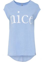 T-shirt z czystej bawełny organicznej. Czarne t-shirty damskie bonprix, bez wzorów, z bawełny, bez kołnierzyka, bez ramiączek. Za 52.99 zł.