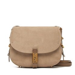 Torebka PINKO. Brązowe listonoszki damskie Pinko, bez wzorów, bez dodatków. Za 1,229.00 zł.