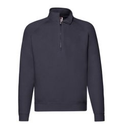 Bluza Męska Premium Z Zamkiem Błyskawicznym. Niebieskie bluzy męskie fruit of the loom, m, bez wzorów, bez ramiączek, bez kaptura. Za 136.99 zł.
