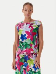 Tatuum Bluzka Afeli T2511.046 Kolorowy Regular Fit. Bluzki damskie Tatuum, bez wzorów, z wiskozy, bez kołnierzyka, bez ramiączek. Za 119.99 zł.