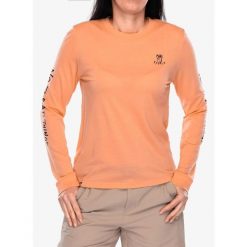 Bluza termoaktywna damska Mons Royale Icon Relaxed LS. Brązowe bluzy damskie Mons Royale, xs, bez wzorów, bez ramiączek, bez kaptura. Za 291.99 zł.
