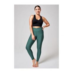 Legginsy Sportowe Damskie Casall Overlap Bezszwowe Wysoki Stan. Zielone legginsy damskie Casall, bez wzorów, bez zapięcia, na fitness i siłownię. W wyprzedaży za 279.99 zł.
