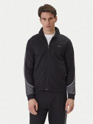 BOSS Bluza 50554793 Czarny Regular Fit. Czarne bluzy męskie Boss, m, bez wzorów, z bawełny, bez ramiączek, bez kaptura. Za 549.99 zł.