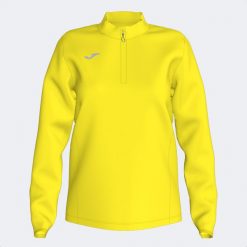 Bluza do biegania damska Joma Running night. Żółte bluzy damskie Joma, l, bez wzorów, sportowe, bez ramiączek, bez kaptura. Za 99.99 zł.