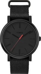 Zegarek Timex Zegarek męski Timex T2N794P czarny. Czarne zegarki męskie Timex, bez wzorów. Za 341.00 zł.