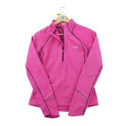Second life - The North Face bluza damska do biegania różowa - Stan dobry. Czerwone bluzy damskie The North Face, l, bez wzorów, z jeansu, sportowe, bez ramiączek, bez kaptura. Za 97.94 zł.