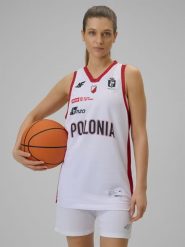 4F Koszulka meczowa replika domowa z sezonu 2025/26 damska 4F x Polonia Warszawa - biała L. Białe koszulki sportowe damskie 4F, l, bez wzorów, z dzianiny, bez ramiączek, na fitness i siłownię. Za 189.99 zł.