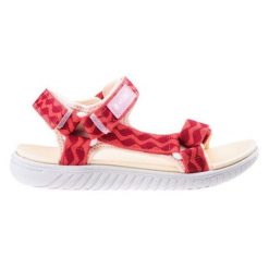 Sandały damskie Hi-Tec Hanar Wo's - różowe, Rozmiar buta 38. Czerwone sandały damskie Hi-tec, bez wzorów, bez obcasa, bez zapięcia. Za 54.99 zł.