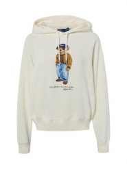 Polo Ralph Lauren bluza z kapturem Kobiety Bawełna biały, S. Białe bluzy damskie Polo Ralph Lauren, s, bez wzorów, z bawełny, bez ramiączek, z kapturem. Za 1,299.95 zł.