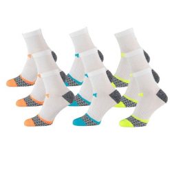 Skarpety do biegania Xtreme, 9 par, Multi biały. Białe skarpetki damskie XTREME SOCKSWEAR, bez wzorów. Za 190.99 zł.