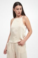 Top damski Sfinge MARELLA MONOCHROME. Topy damskie Marella, bez wzorów, bez kołnierzyka, bez ramiączek. W wyprzedaży za 399.20 zł.