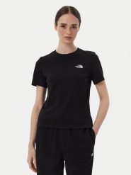 The North Face T-Shirt Evolution Simple Dome Slm NF0A8FX7 Czarny Regular Fit. Czarne t-shirty damskie The North Face, s, bez wzorów, z bawełny, bez kołnierzyka, bez ramiączek. Za 119.99 zł.